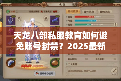天龙八部私服教育如何避免账号封禁？2025最新防封技巧解析