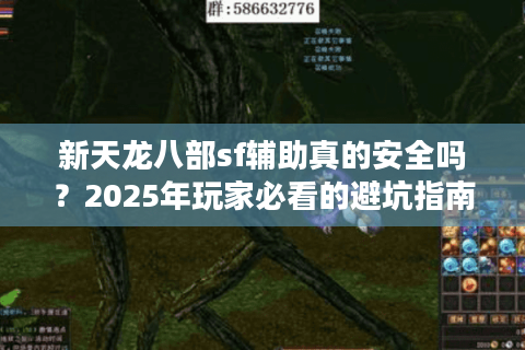 新天龙八部sf辅助真的安全吗？2025年玩家必看的避坑指南