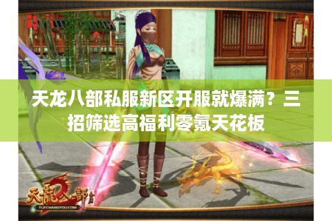 天龙八部私服新区开服就爆满？三招筛选高福利零氪天花板