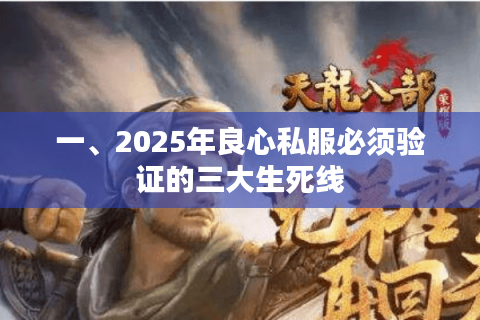 一、2025年良心私服必须验证的三大生死线