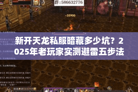 新开天龙私服暗藏多少坑？2025年老玩家实测避雷五步法