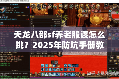 天龙八部sf养老服该怎么挑？2025年防坑手册教你三步避雷