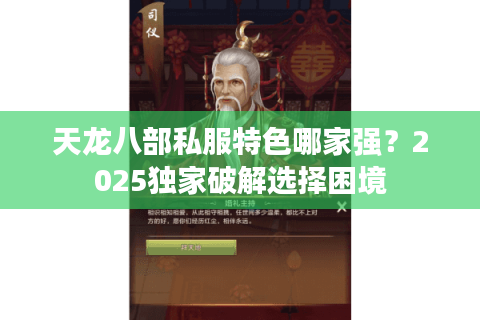 天龙八部私服特色哪家强？2025独家破解选择困境