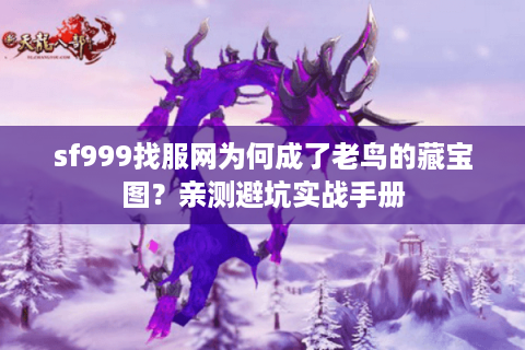 sf999找服网为何成了老鸟的藏宝图？亲测避坑实战手册
