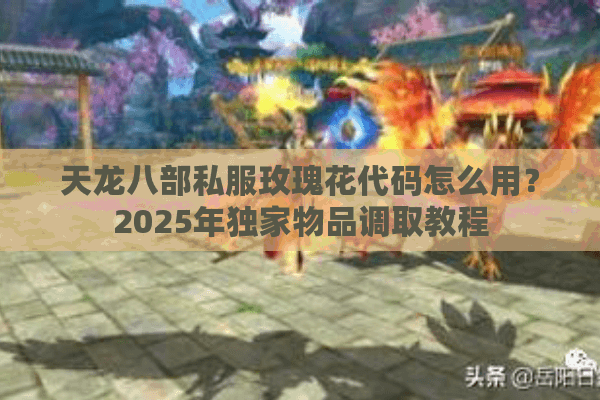 天龙八部私服玫瑰花代码怎么用？2025年独家物品调取教程