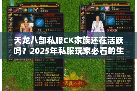 天龙八部私服CK家族还在活跃吗？2025年私服玩家必看的生存指南