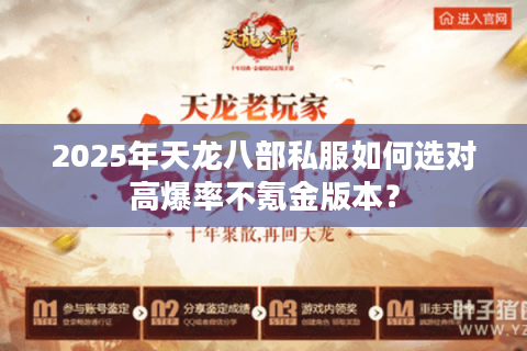 2025年天龙八部私服如何选对高爆率不氪金版本？
