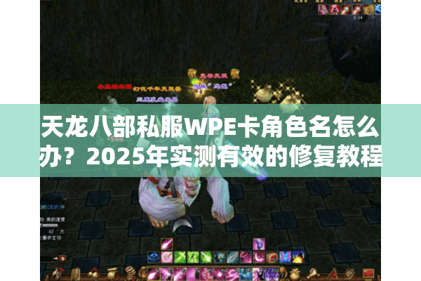 天龙八部私服WPE卡角色名怎么办？2025年实测有效的修复教程