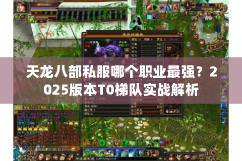 天龙八部私服哪个职业最强？2025版本T0梯队实战解析