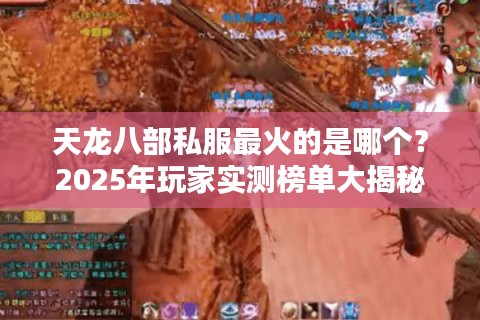 天龙八部私服最火的是哪个？2025年玩家实测榜单大揭秘