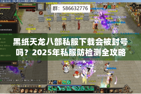 黑纸天龙八部私服下载会被封号吗？2025年私服防检测全攻略