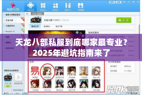 天龙八部私服到底哪家最专业？2025年避坑指南来了