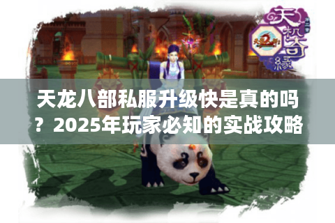 天龙八部私服升级快是真的吗？2025年玩家必知的实战攻略