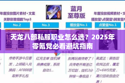天龙八部私服职业怎么选？2025年零氪党必看避坑指南