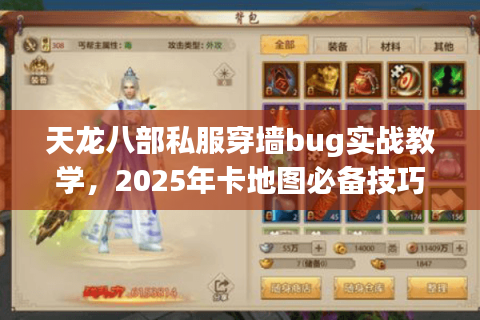 天龙八部私服穿墙bug实战教学，2025年卡地图必备技巧