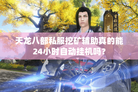天龙八部私服挖矿辅助真的能24小时自动挂机吗？