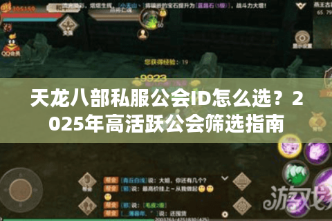 天龙八部私服公会ID怎么选？2025年高活跃公会筛选指南